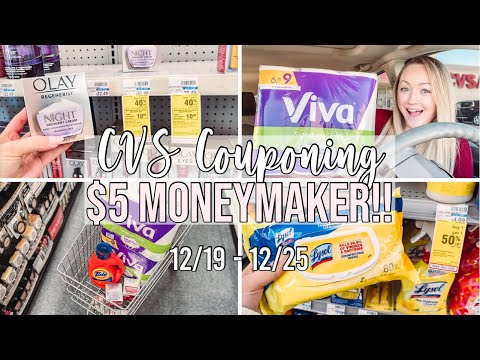 FREE CVS COUPONING HAUL! 🔥 (12/19-12/25) / A $20 Moneymaker Transaction! 😱 + $100 GIVEAWAY 🎉