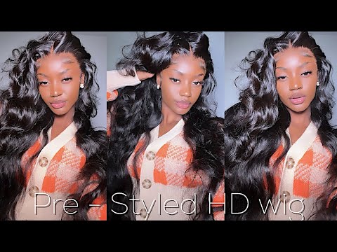 START TO FINISH! Pre Plucked Body Wave Frontal Wig Install + Luscious Curls | Ft Yolissa Hair