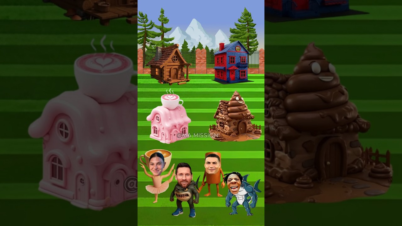 Qui devrait entrer dans la maison marron ? 🏠🤣 