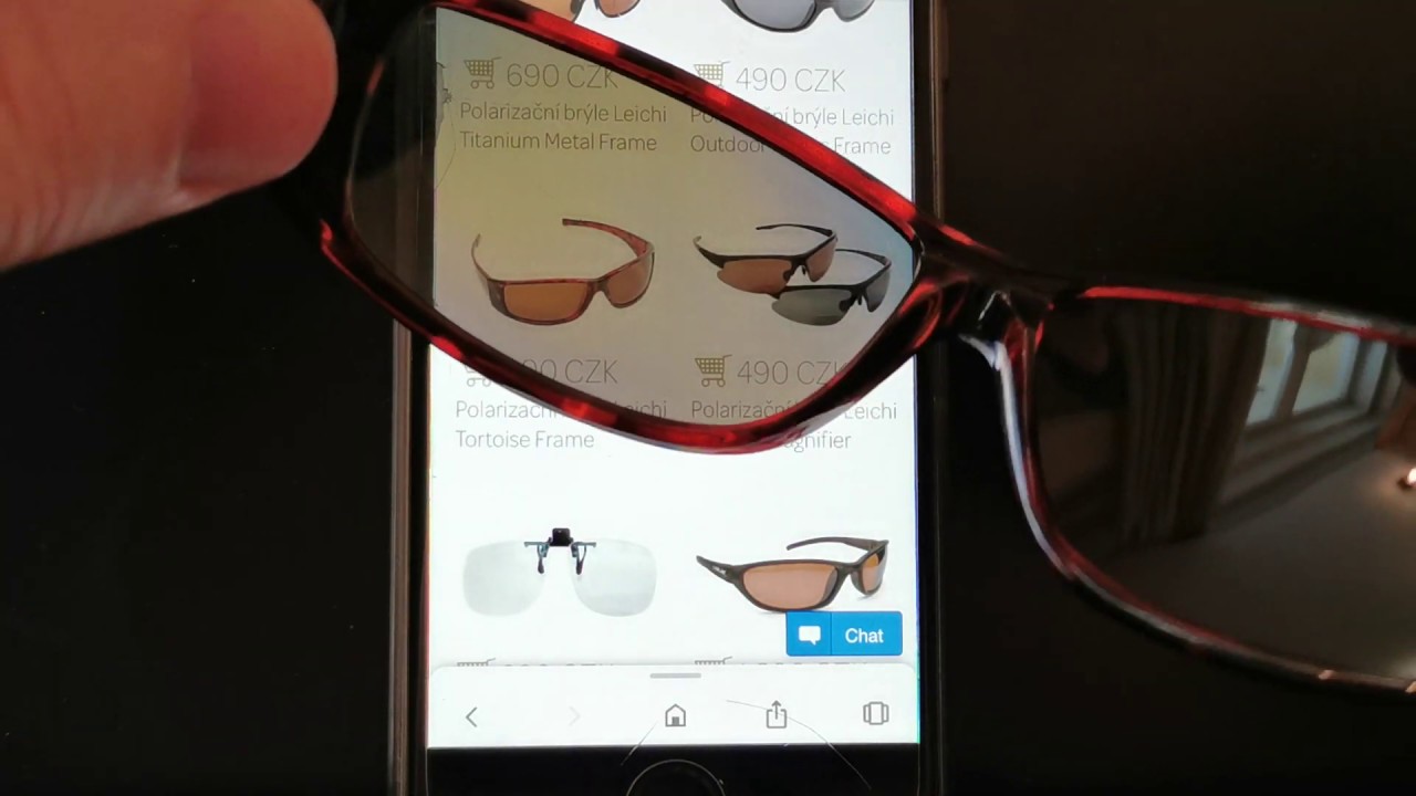 Polarizační brýle pro rybaření - Jak poznat, zda jsou brýle polarizační?