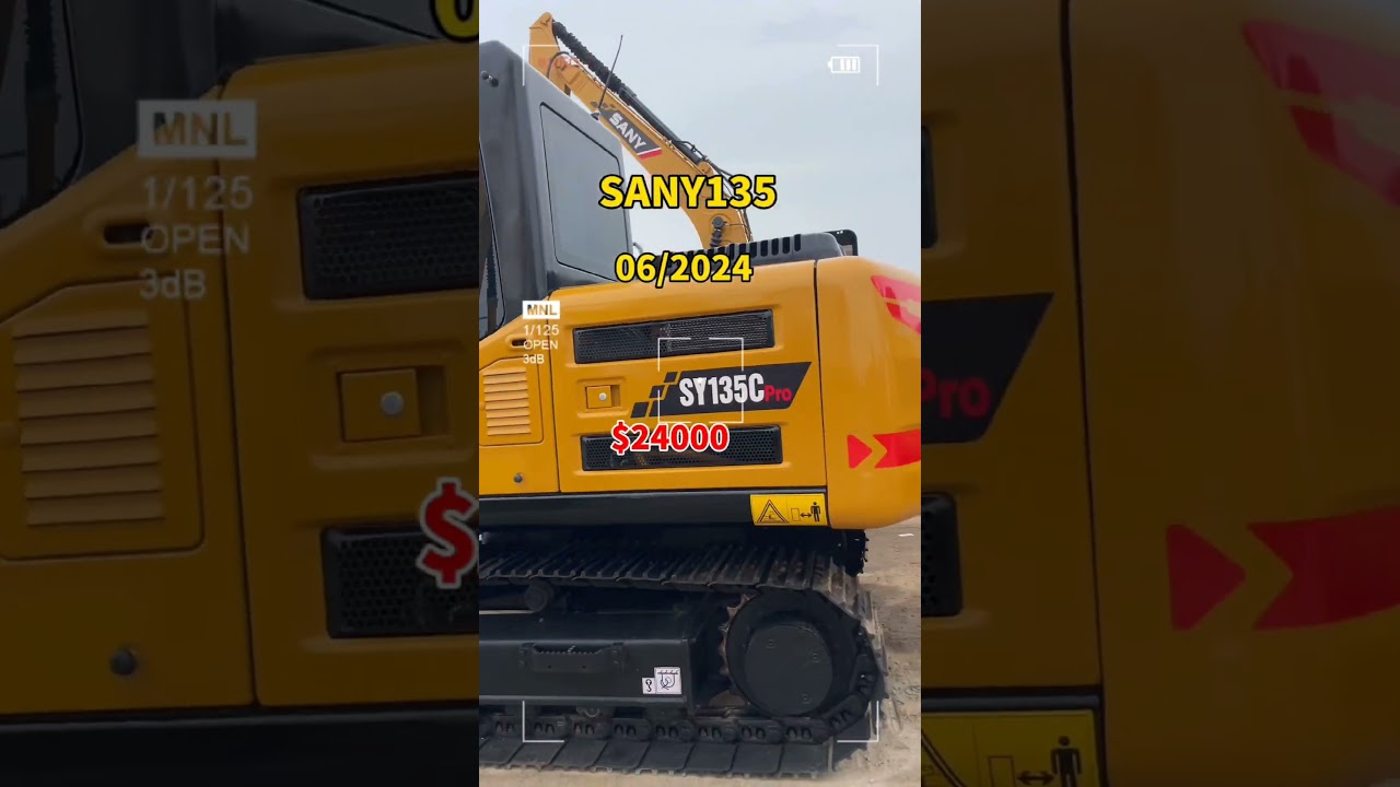 Sany 135 excavator