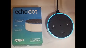 Amazon Echo Dot 2nd Generation - Unboxing and Test -- Speak Your Request to Alexa