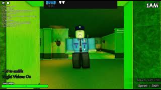 Roblox weird strict hotel guard #1 player gameplay (NIGHT 5, WITH CREATOR, NIGHT VISION. READ DESC)