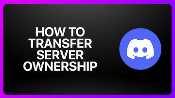 How To Transfer Server Ownership In Discord 2025! Tutorial