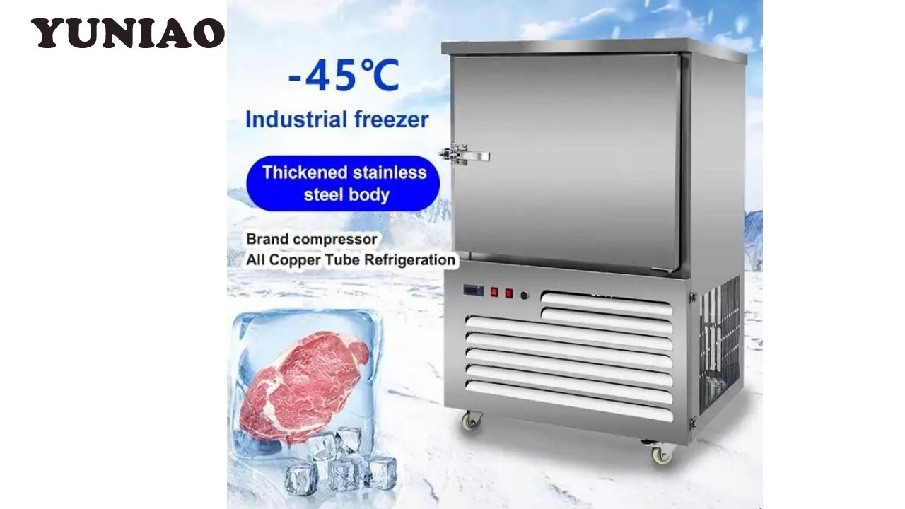 Small shock freezer blast freezer blast chiller mini iqf freezer 178L 4-6 layers