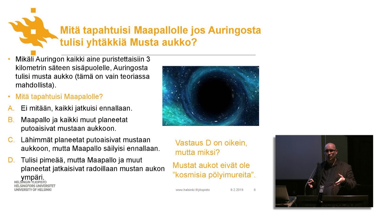 Peter Johansson: Mustien aukkojen synty, elämä ja kuolema