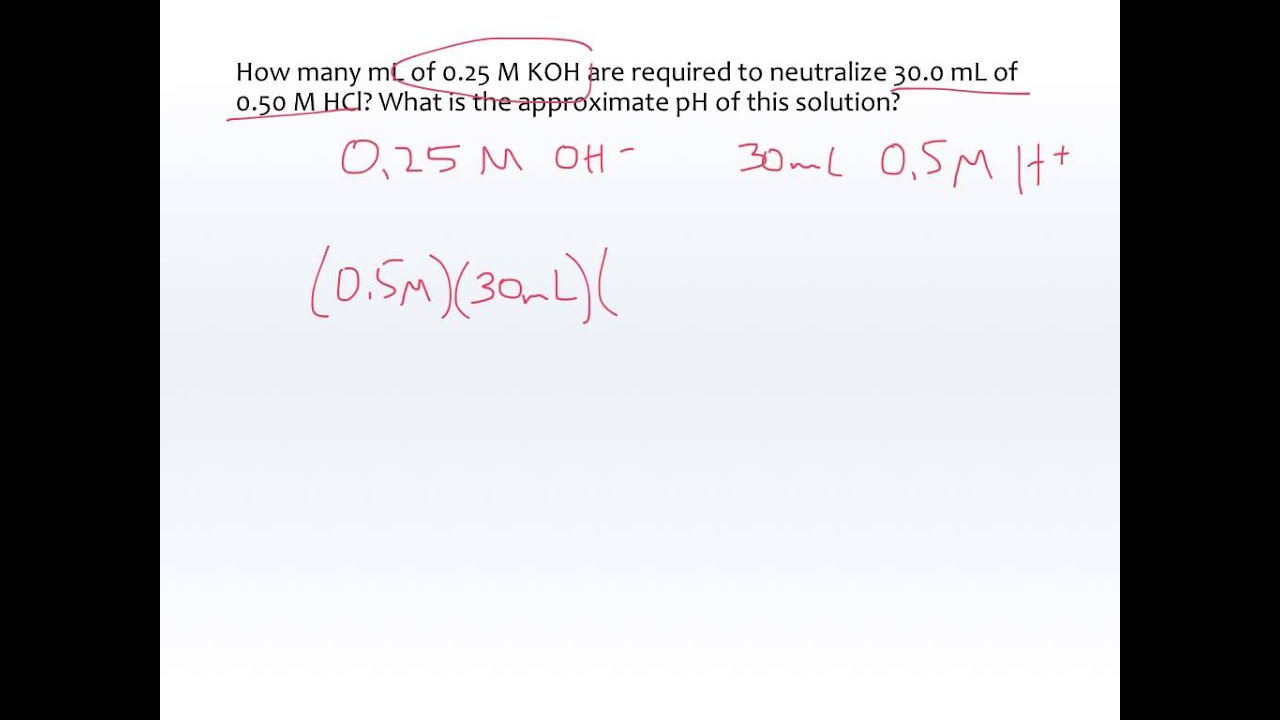 Buffers & Titration Part 3 YouTube