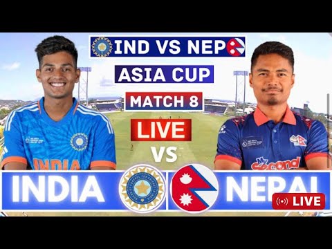 🔴Live: India vs Nepal live score | IND vs NEP Live Score | Live Cricket Match Today | Asia Cup Live