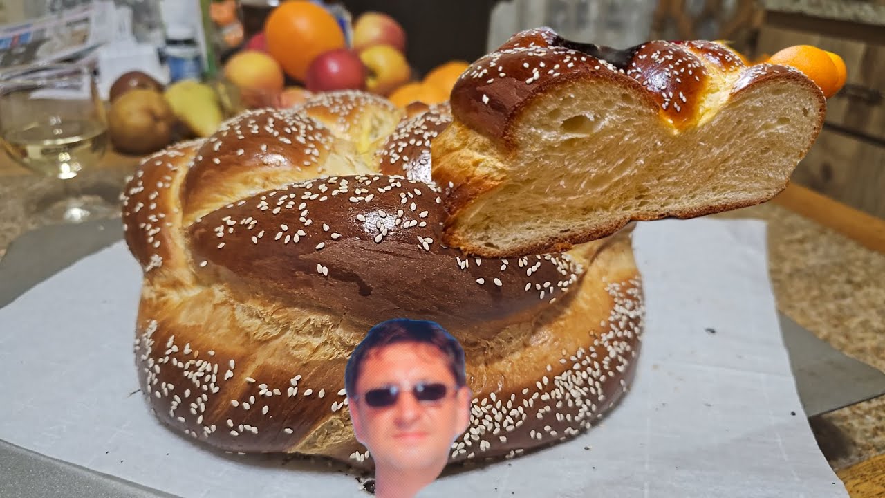 Chałka bez tłuszczu zwierzęcego I bez mleka (żydowska),prosta i dobra.