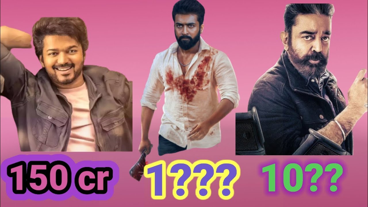 Top 6 Tamil Highest Paid Actors In 2022|Actors Salary |Vijay, Ajith, Rajini, Kamal | time boss