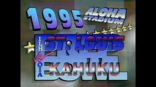 1995 Kahuku Red Raiders Football vs St. Louis Crusaders - November 24, 1995