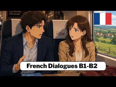 French Travel Dialogues B1/B2 | Train, Plane & More