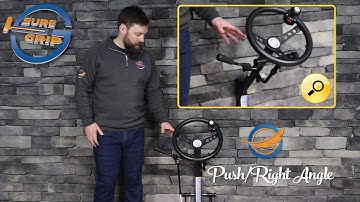 Sure Grip Featherlite Push Right Angle Hand Controls