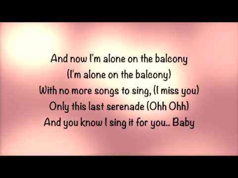 Joey Moe - My Last Serenade Lyrics