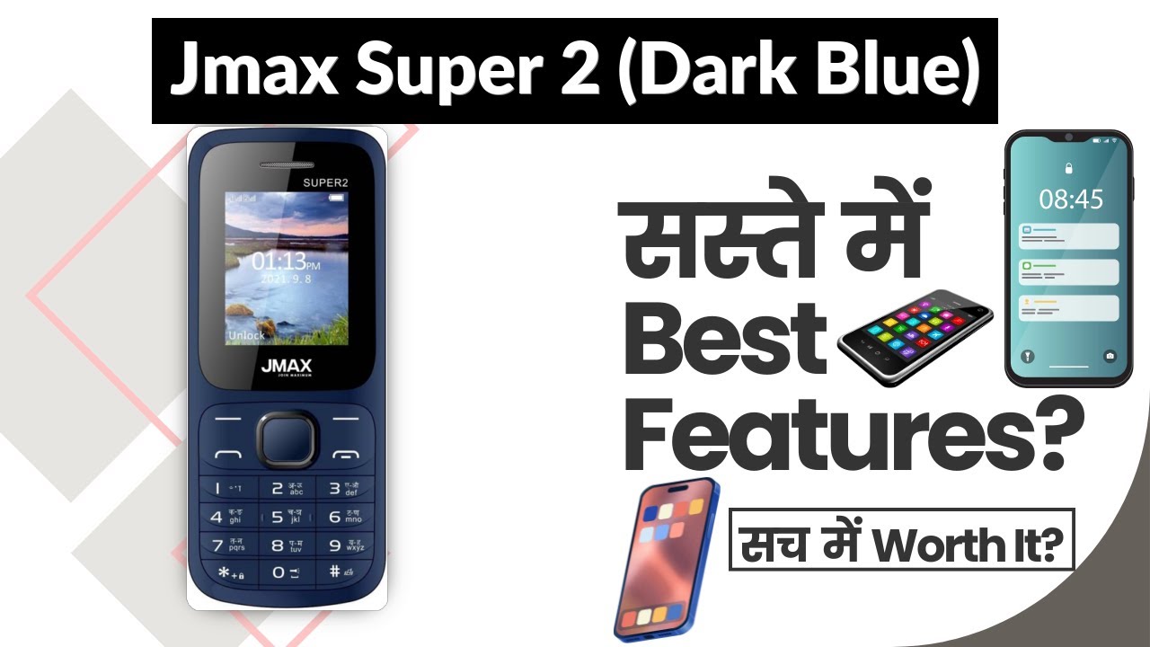 Jmax Super 2 (Dark Blue) Review in Hindi | Features