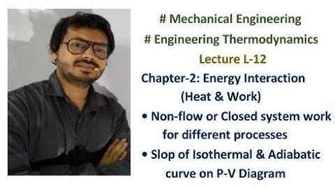 Energy Interaction (Heat & Work) | Chapter-2 | Engineering Thermodynamics | (L-12)  | GATE & ESE