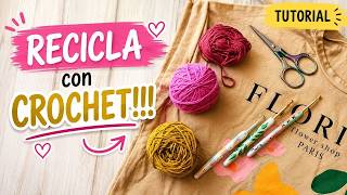 IDEE💡, um deine KLEIDUNGSSTÜCKE aufzufrischen! Mit der Technik „Verbinden während des Arbeitens“ ✨💕