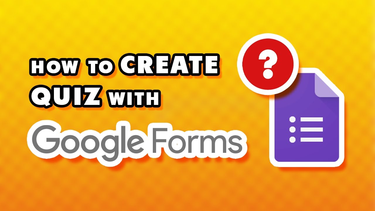 How to Create a Quiz With Google Forms (Quick & Easy) - YouTube