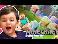 Yusuf Emirhan abisiyle minecraf build battle oynuyor👻😬