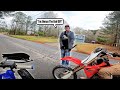 “Creepy JOE” Tries To Ruin Our Street Ride!! | Yamaha Blaster AND Crf150r FUN!