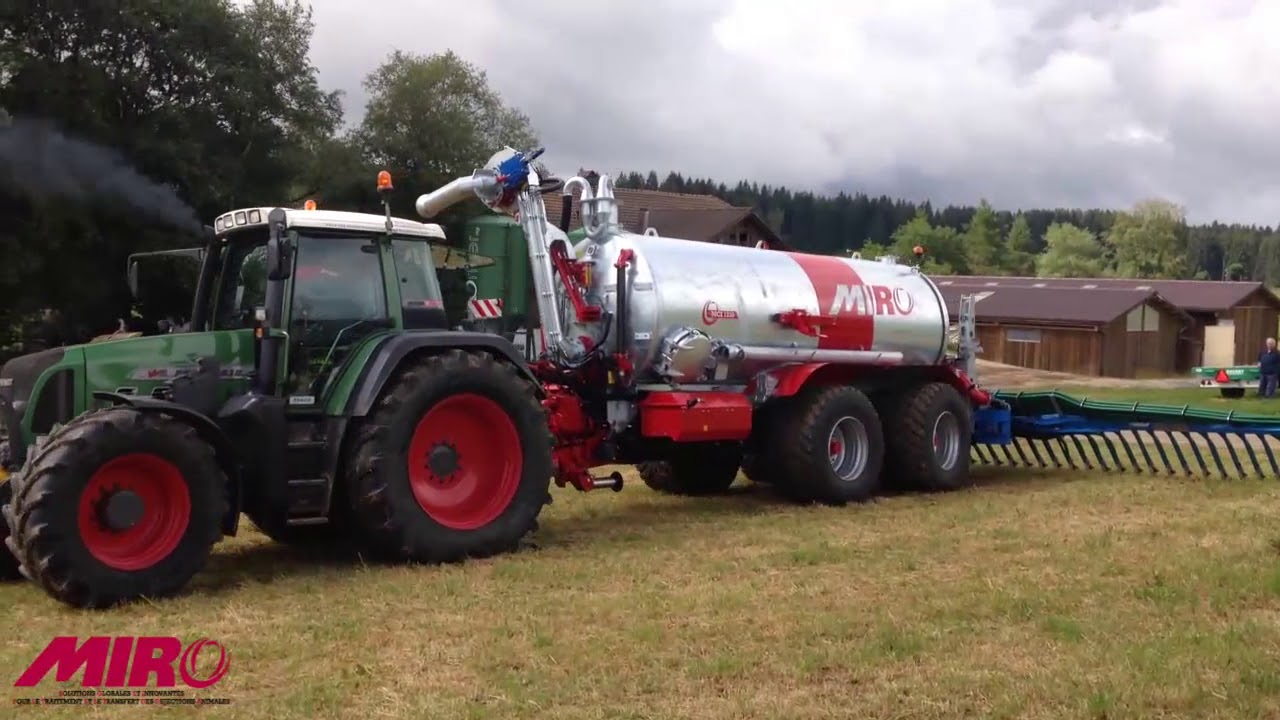 MIRO I Tonne à lisier MCI1230 avec rampe pendillards BOMECH