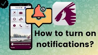 How to turn on notifications on Qatar Airways? screenshot 4