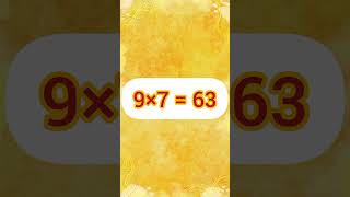Learn table of 9 📚Fun math learning 💛#KidsLearning #Tables #MathForKids #TinyGenius #Preschool