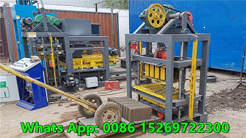 QT40-2 QT4-40 small concrete solid block gal making machine price for Ghana, Tazania