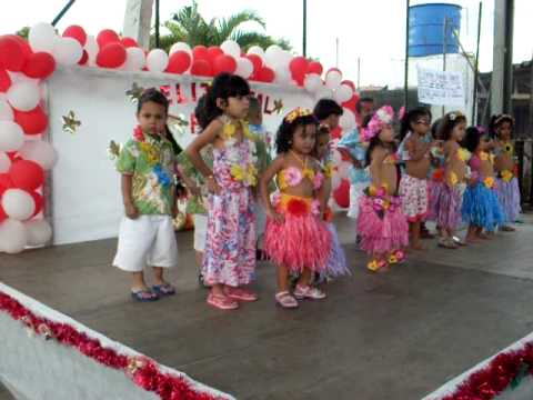 traje havaiano infantil