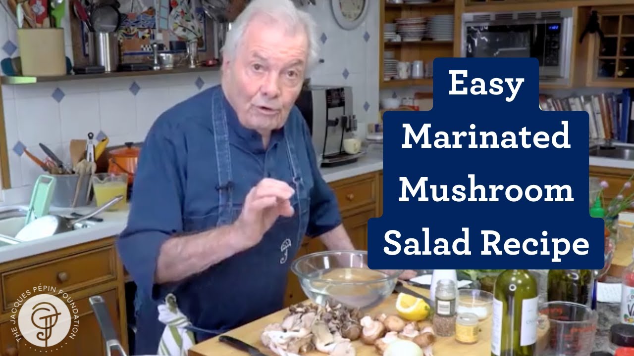 Easy Marinated Mushroom Salad Recipe, on YouTube