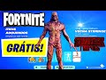 Como pegar de graça Vecna (Strange things) ! Fortnite  2025 fortnite Fortnitemares 2025