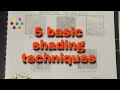 Basic shading techniques you should know  easy shading techniques  mitul krishna arts