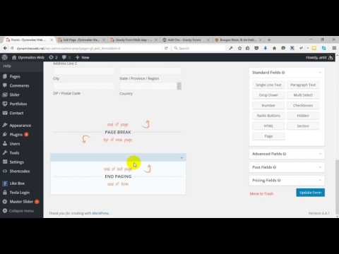 Training Video - Create multistep form using gravity forms