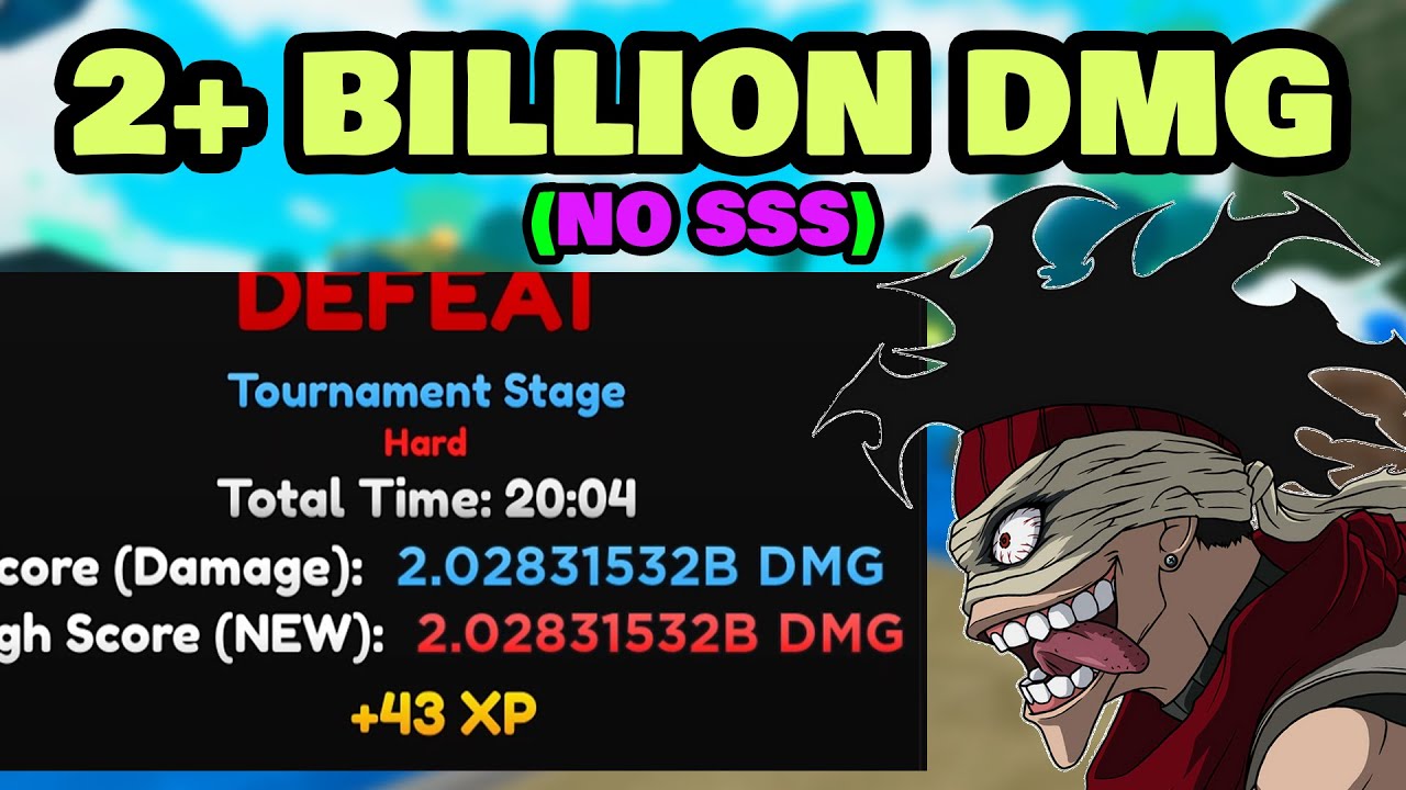 2+ BILLION DAMAGE WITHOUT SSS IN TOURNAMENT 30 | Anime Adventures - YouTube