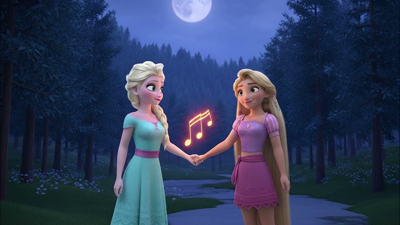 Elsa Moana Rapunzel Friendship Glow Song | Shine Together ✨