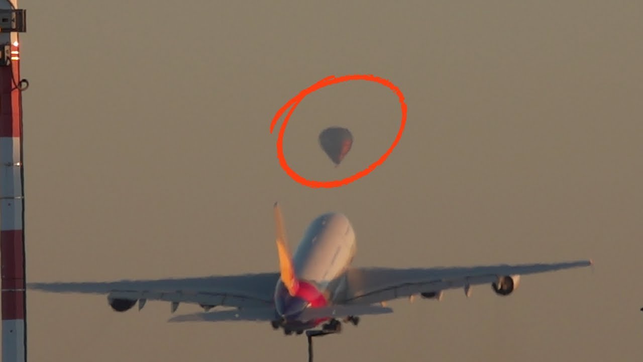 Asiana Airlines A380 Takeoff im Abendlicht | Steigflug mit Heißluftballon 🎈✈️ Nice Shot