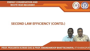 Lecture 15 : Second Law efficiency (Contd.)