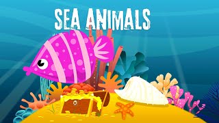 Sea Animals | Welcome to the ocean |  Nursery Rhymes for Kids | Little Pineapple Bun