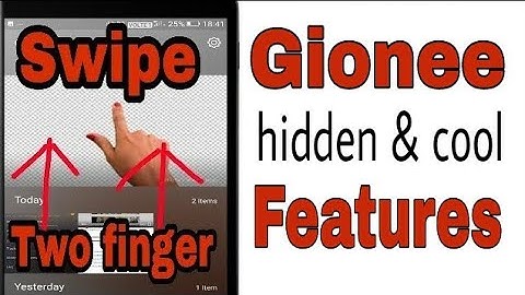 Gionee top hidden features, privacy