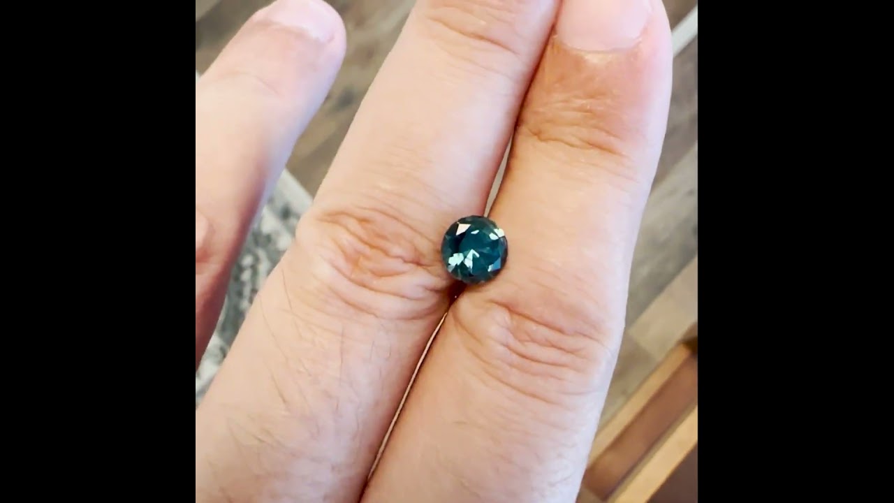 Saphir Bleu Naturel D'Australie - Taille 5.9 X 4.6 Mm - Poids 0.66 Carats - Traité Par Chauffage (H) - Neuf Avec étiquettes