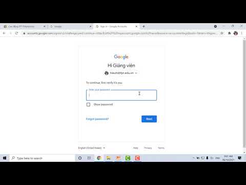 Video Thay đổi thông tin tài khoản Gmail - youtube