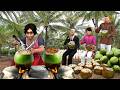 Primitive Survival Cooking Coconut Rice Tasty Chicken Curry Hindi Kahani Moral Stories Comedy Video