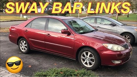 TOYOTA CAMRY Rear SWAY BAR LINKS Replacement - How to change the Rear Sway Bar Links on a Camry