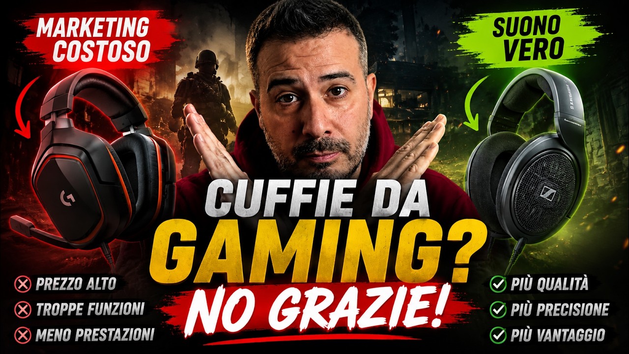 CUFFIE DA GAMING? NO GRAZIE! Guarda questo video prima di comprare!!