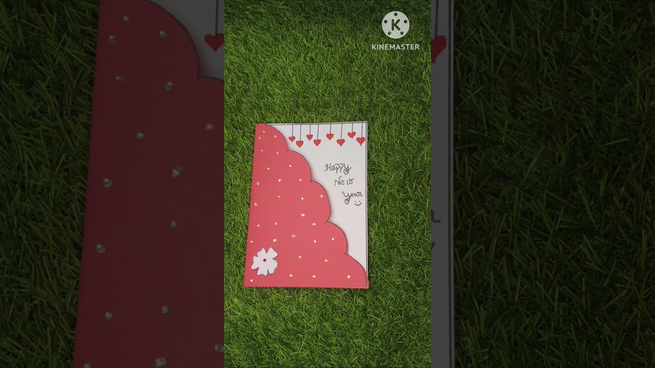 Easy & Cute New Year greeting card idea 2026