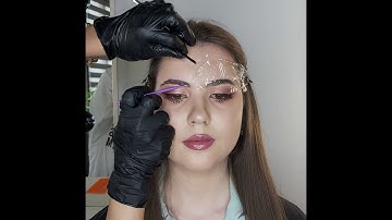 STEP BY STEP TUTORIAL ÉLAN BROW LAMINATION BY @hennyke_pp_mua