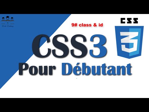 #css #html #web_coding 9/ CSS3 class et id Darija