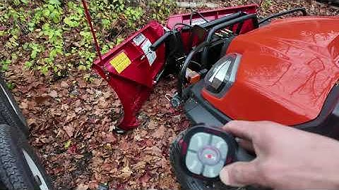 How to Connect & Disconnect a Boss V-Plow on a Kubota RTV
