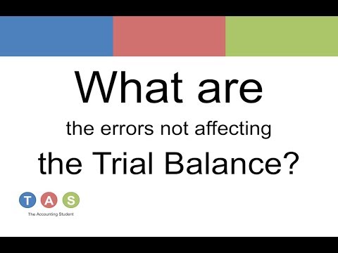 Video: Ovlivňuje chyba v transpozici zkušební bilanci?