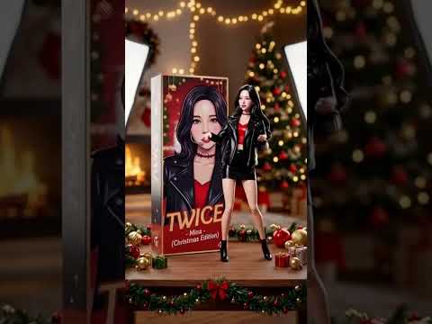 Twice Mina Christmas Edition 크리스마스 선물이 된 트와이스 미나 #mina #twice #twicemina #kpop
